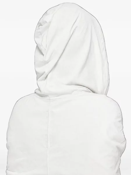 Hanorac cu glugă Rick Owens cu cordon alb