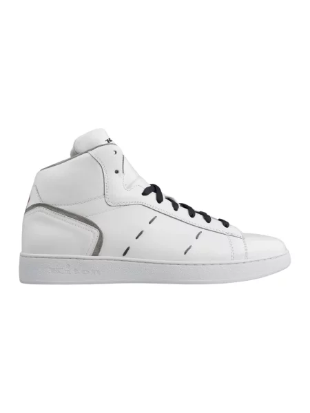 Sneakersy Kiton skórzane białe