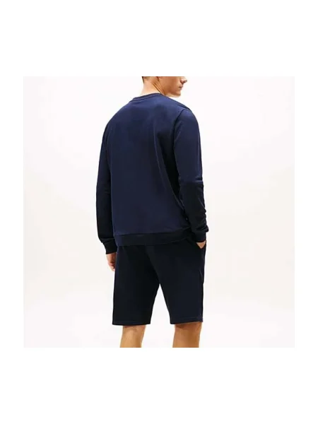 Mikina Tommy Hilfiger s autogramom modrá