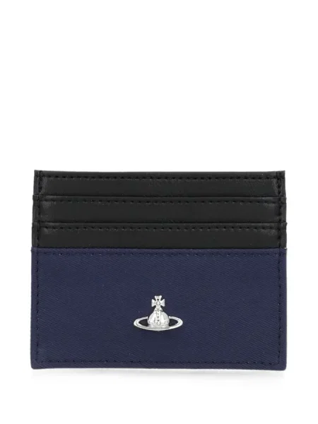 Portofel Vivienne Westwood fără toc albastru