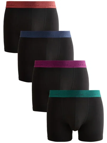 Next Boksarice temno modra / smaragd / rdeča črna