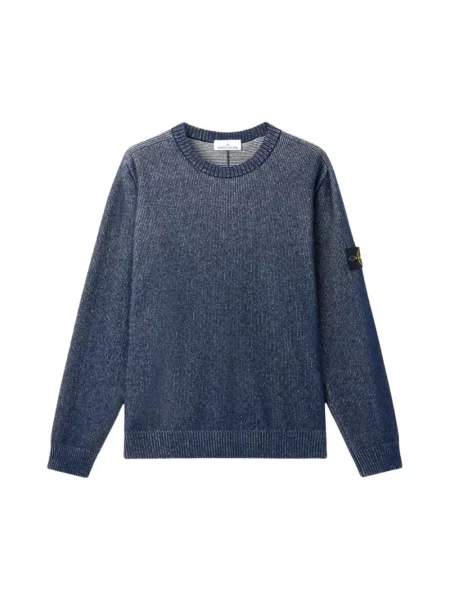 Sweter Stone Island z kamieniami niebieski