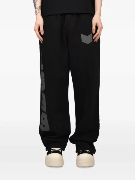 Pantaloni Diary 1999 cu imagine alergare negru