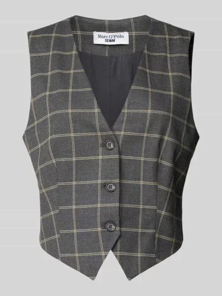 Kamizelka garniturowa o kroju regular fit z dodatkiem Marc O'polo Denim