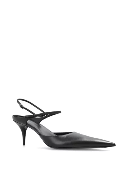 Pantofi cu toc Balenciaga cu funde slingback negru