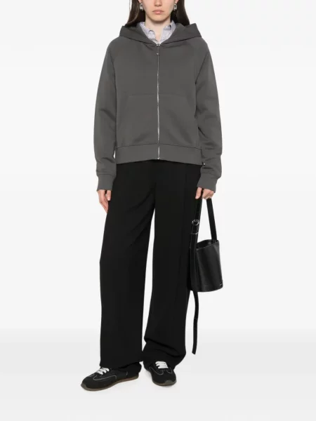 Hanorac cu glugă 's Max Mara tricotate gri
