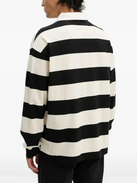 Polo The Kooples cu dungi negru