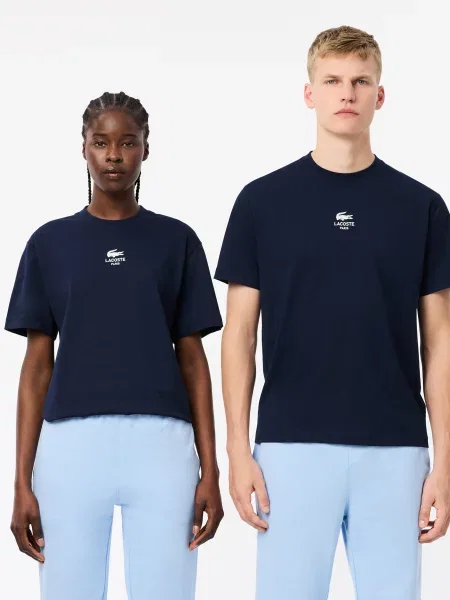 Жіноча Футболка Lacoste синій