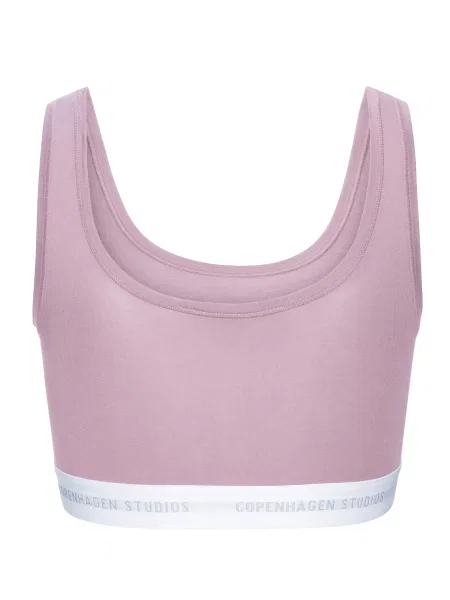 Copenhagen Studios Sutien gri deschis / mauve alb