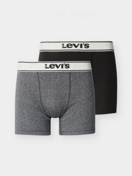 LEVI'S ® Boxeri gri închis / negru alb