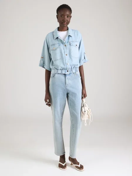 Monari Geacă de primăvară-toamnă denim albastru