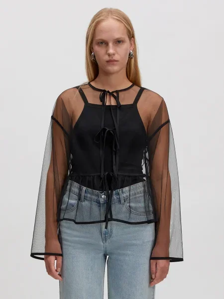 EDITED Bluză Cathy' negru