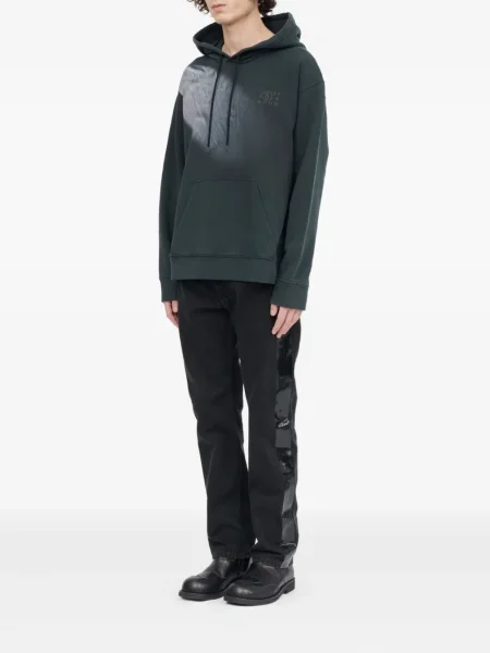 Hoodie Mm6 Maison Margiela γκρι