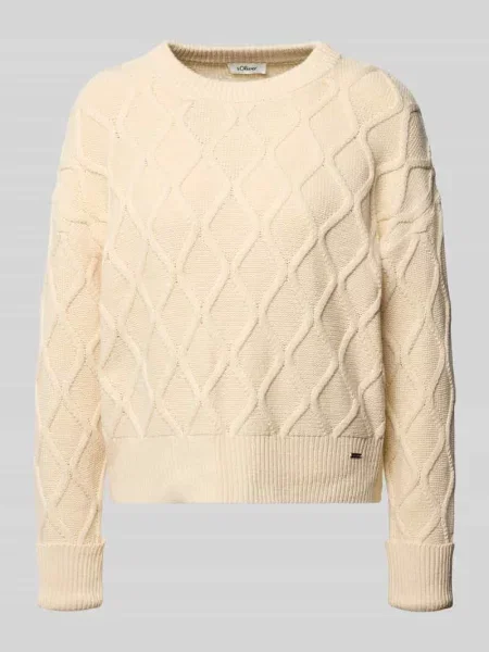 Sweter z dzianiny kroju regular fit z mieszanki bawełny S.oliver Red Label