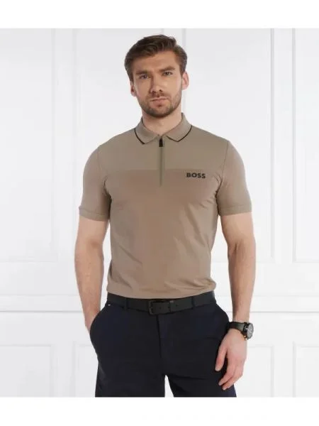 BOSS GREEN Polo Philix | stretch bej