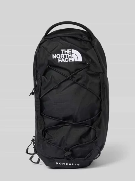 Plecak The North Face z nadrukiem w miejskim stylu na jednym ramieniu czarny