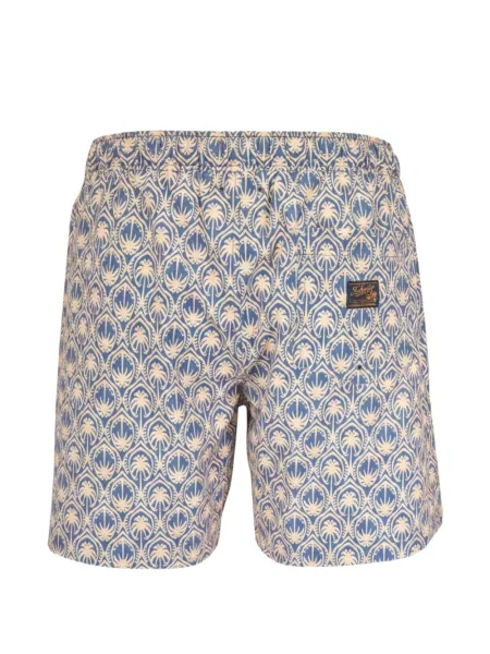 Slip de baie Faherty cu imagine cu cordon albastru