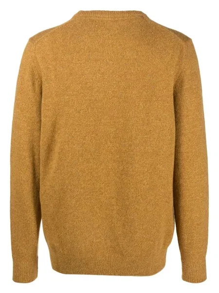 Briaunotas megztinis Barbour geltona