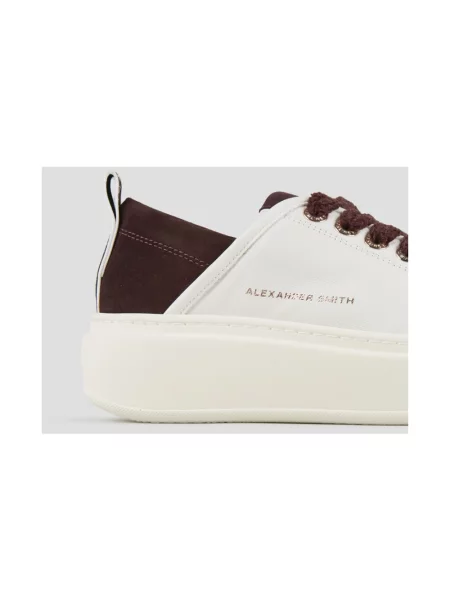 Sneakersy Eleventy zamszowe białe