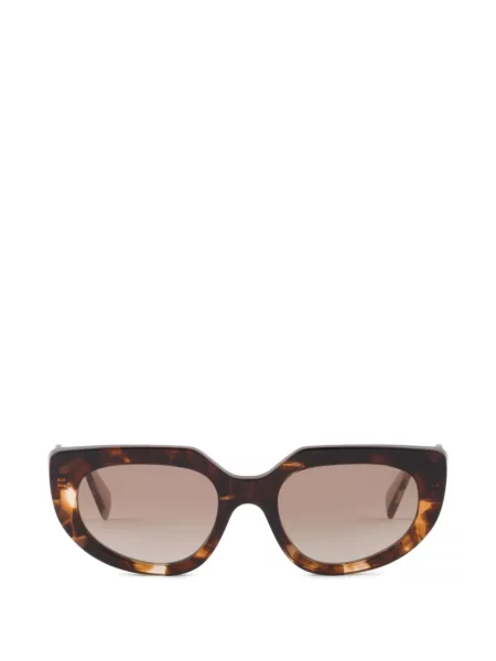 Ochelari de soare Prada Eyewear cu autograf maro