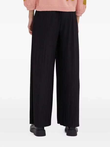 Pantaloni Samsøe Samsøe plisate negru