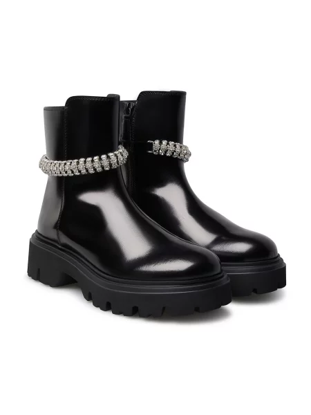 Buty do kostki Loriblu skórzane czarne