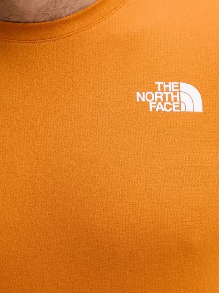 Футболка The North Face оранжевая