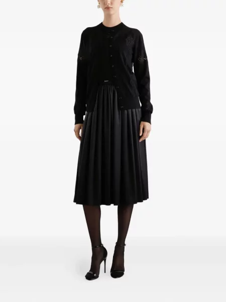 Top Dolce & Gabbana din dantelă negru