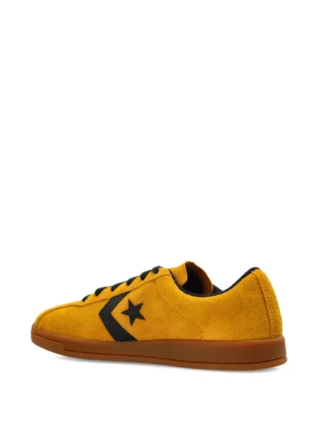 Sneakerși Converse din piele de căprioară galben