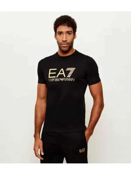 Emporio Armani Póló Regular Fit fekete