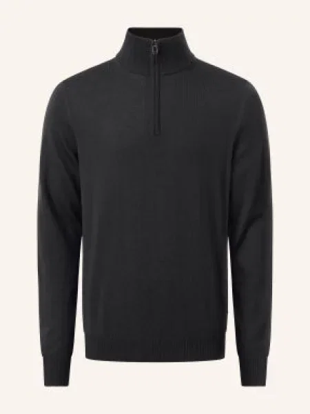 Joop! Sweter Typu Troyer Dario schwarz czarny