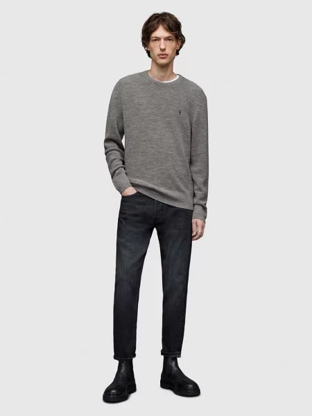 AllSaints Volnen pulover siva