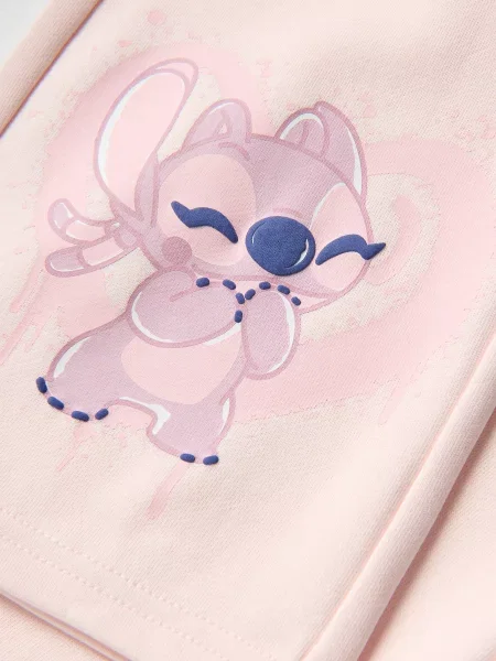 Reserved Спортивні штани Ліло і Стіч пастельний рожевий