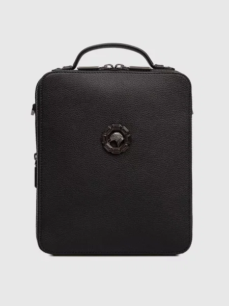 Кожаная сумка Stefano Ricci черная