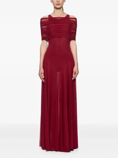 Rochie Atu Body Couture plasă de costum roșu