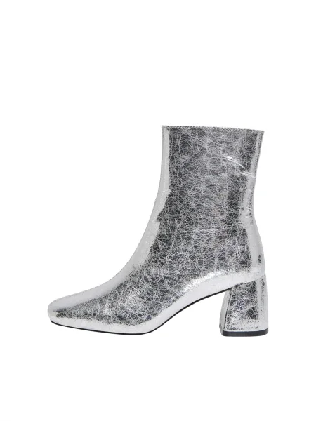 ONLY Botine argintiu