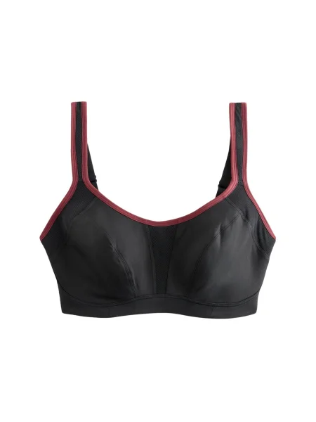 Next Sutien sport roșu negru
