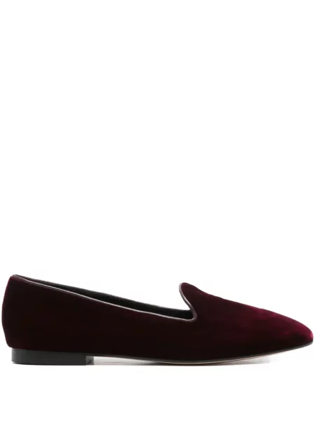 Balerini Arteana de catifea roșu