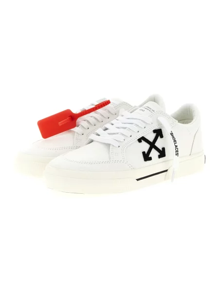 Sneakersy Off-white zamszowe białe