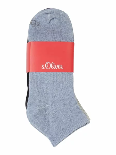 Skarpety z efektem melanżu w zestawie 4 szt. S.oliver Red Label niebieskie