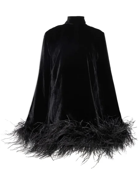 Rochie Taller Marmo cu pene negru