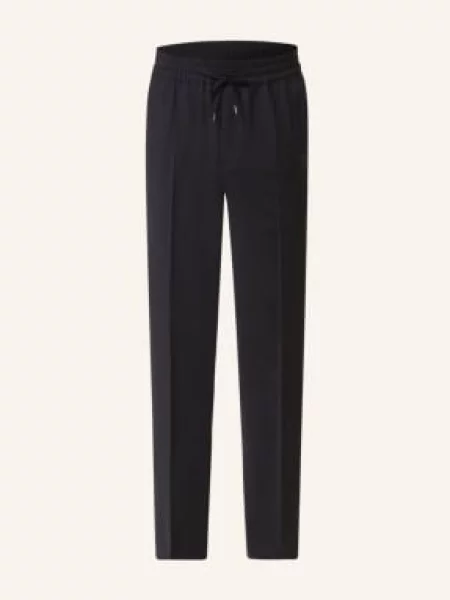Sandro Spodnie New Alpha W Stylu Dresowym Slim Fit blau granatowe