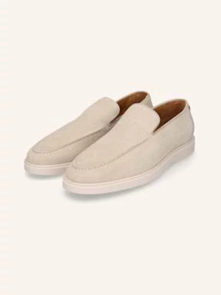 Heinrich Dinkelacker Loafersy Genua Plain Loafer V beige beżowe