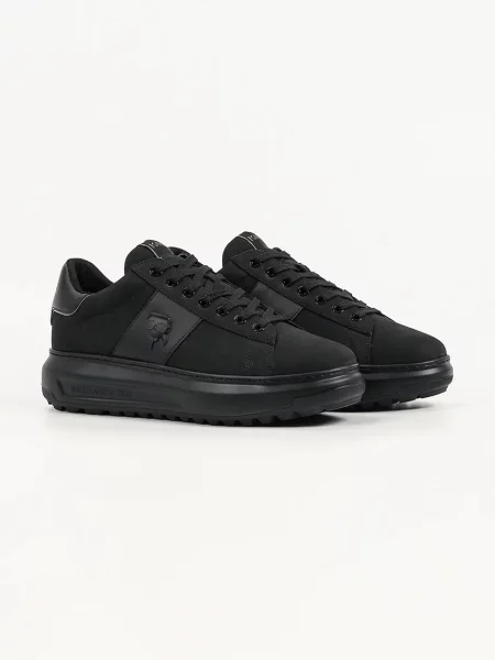 Karl Lagerfeld Kapri sneakers pánske nubukové čierna
