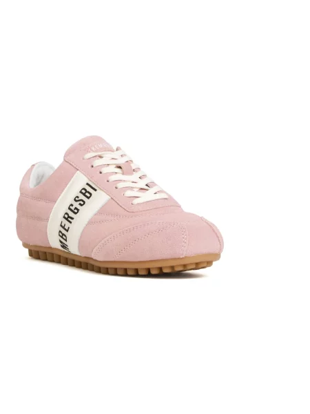 Sneakersy Bikkembergs zamszowe różowe