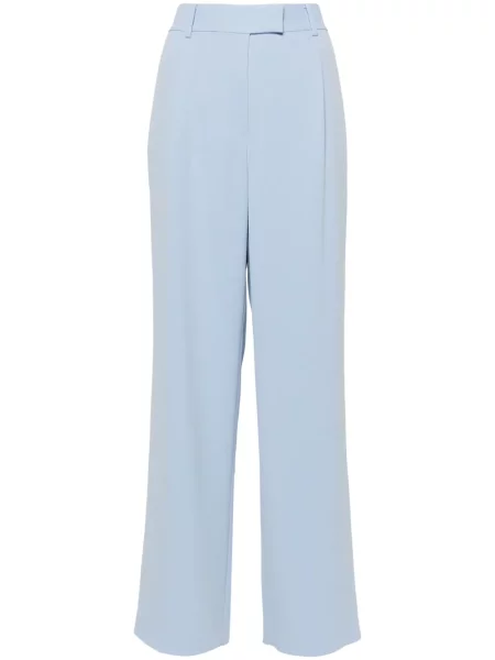 Pantaloni Simkhai din crep albastru