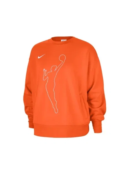 Bluzka z długim rękawem Nike pomarańczowa