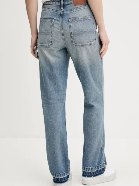 Džíny Tommy Jeans high waist modré