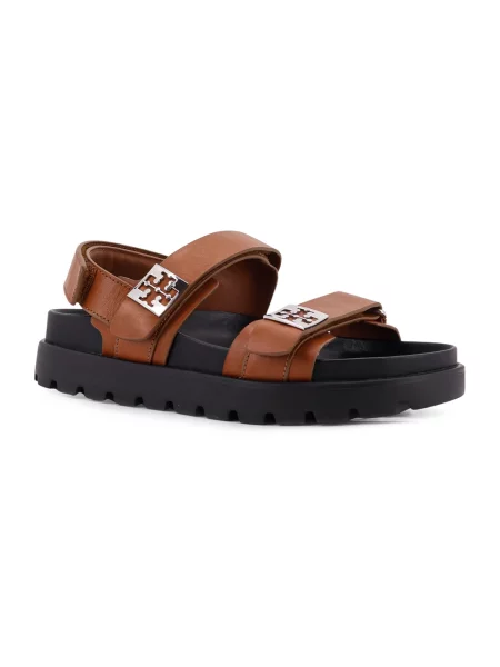Tory Burch Sandały Mellow Sport braun brązowe