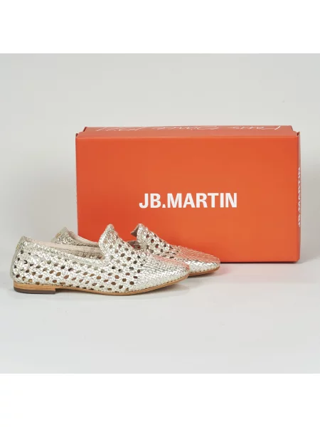 Mokasine Jb Martin s tropskim uzorkom zlatna